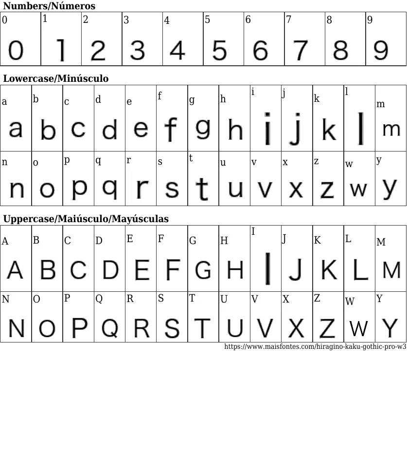 Hiragino Kaku Gothic Pro W3 Free Font Maisfontes Com